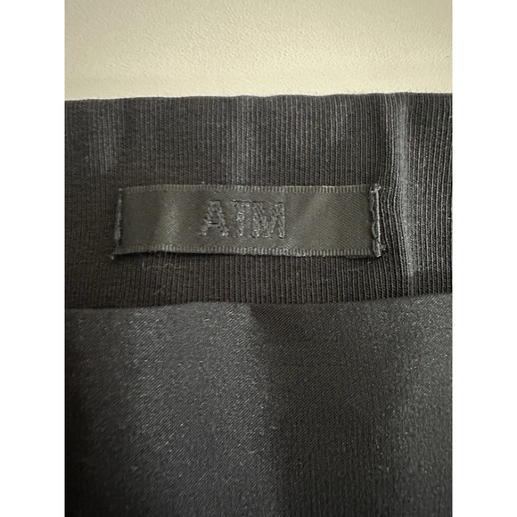 ATM Anthony Thomas Melillo 100% Silk Jogger Pants Sz‎ XS Black $275 Neutral City - Picture 3 of 10